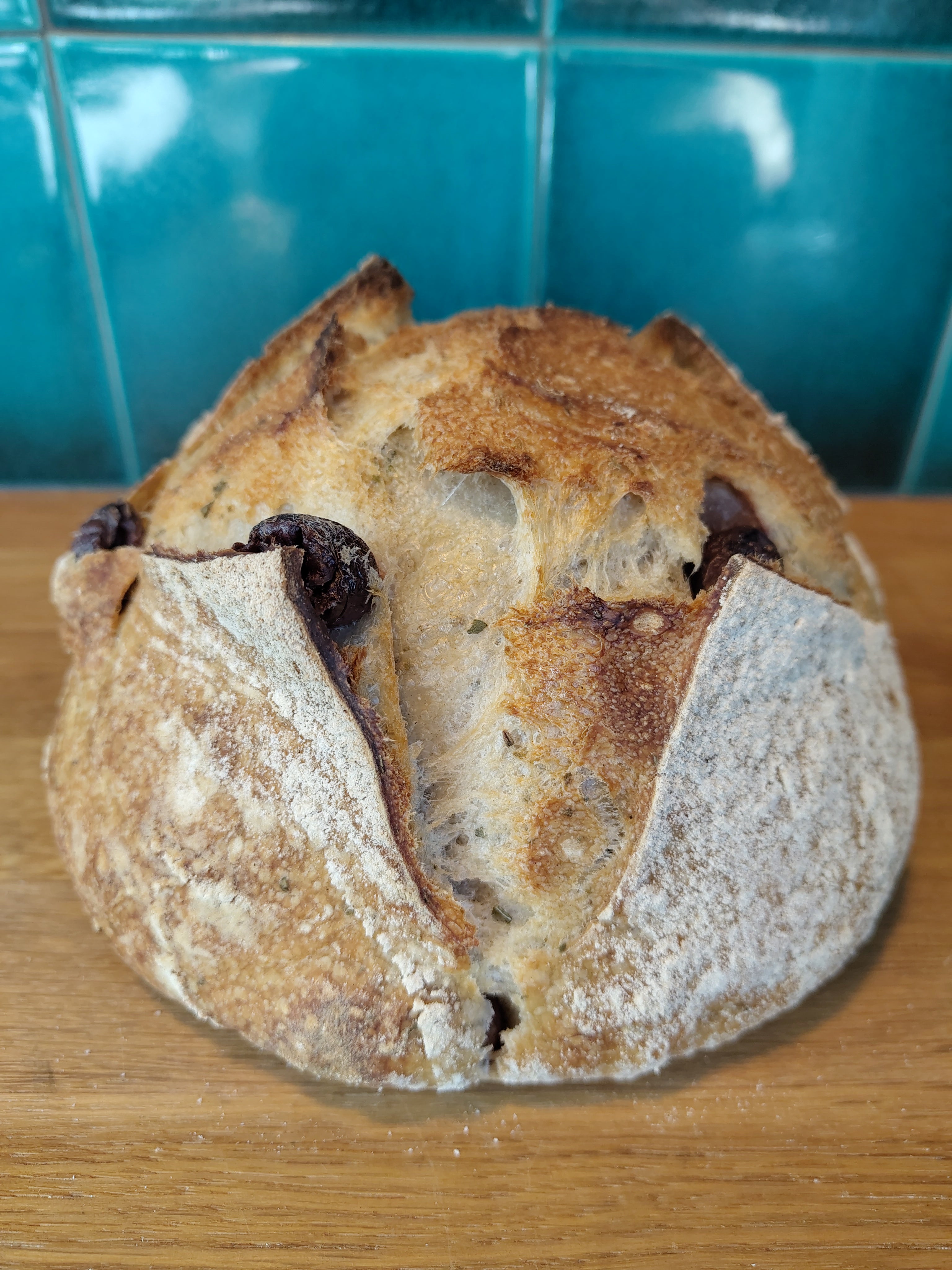 Olijvenbrood met kalamata olijven
